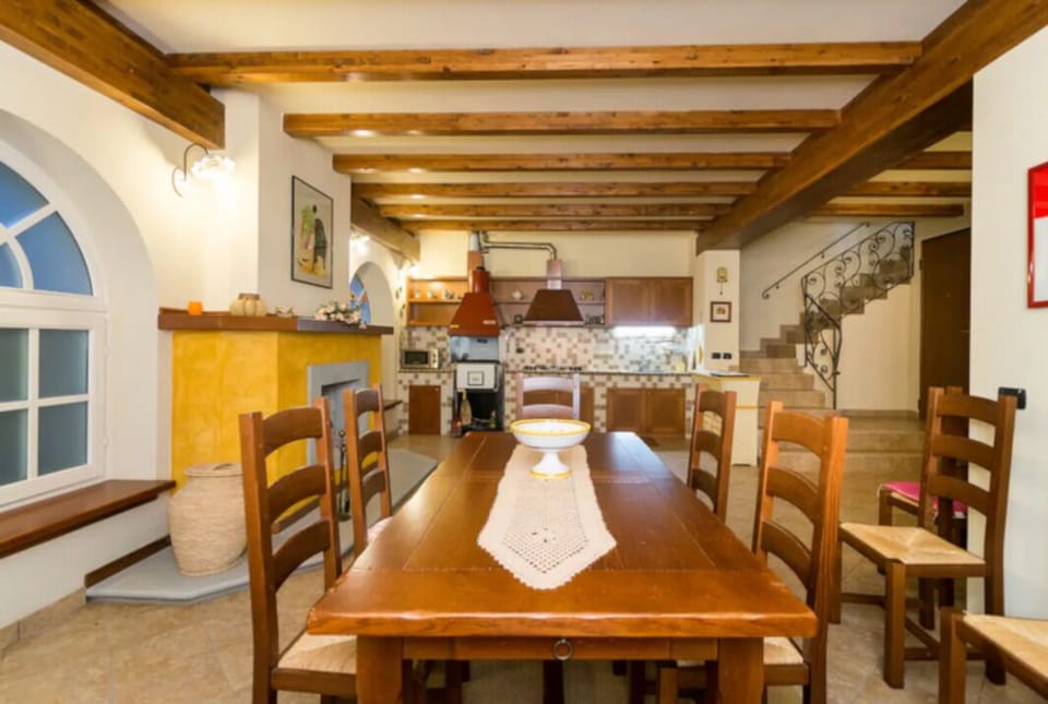 Basement with kitchen