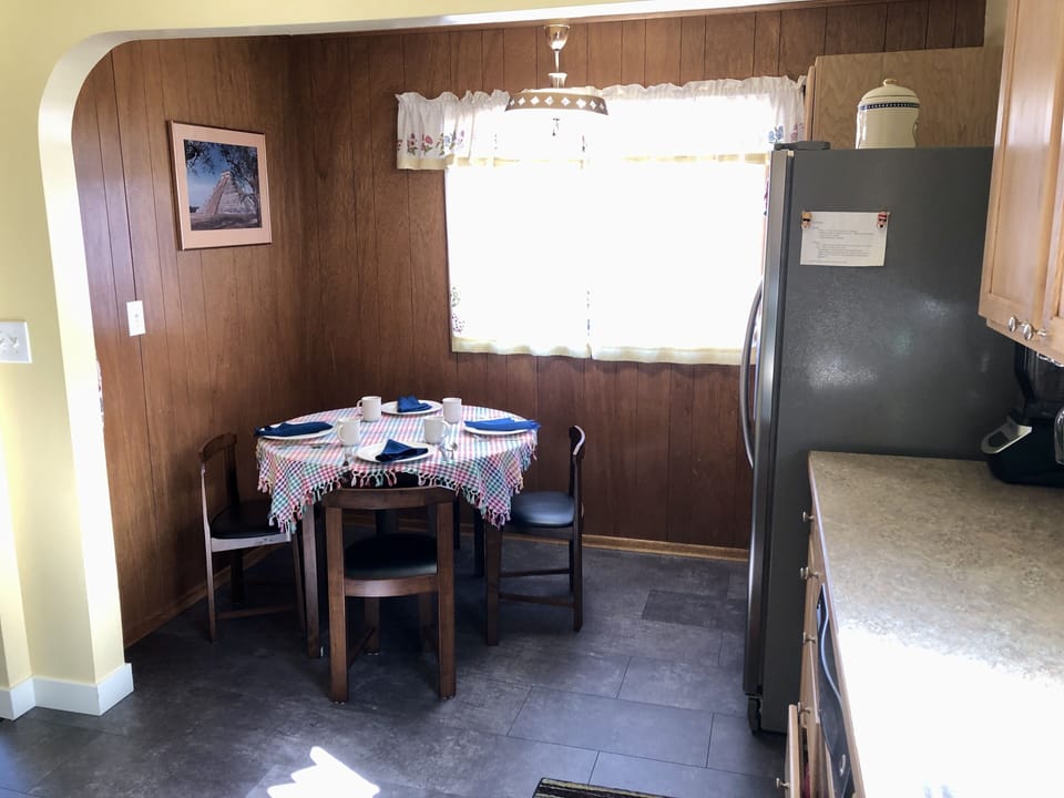 Dining in Kitchen