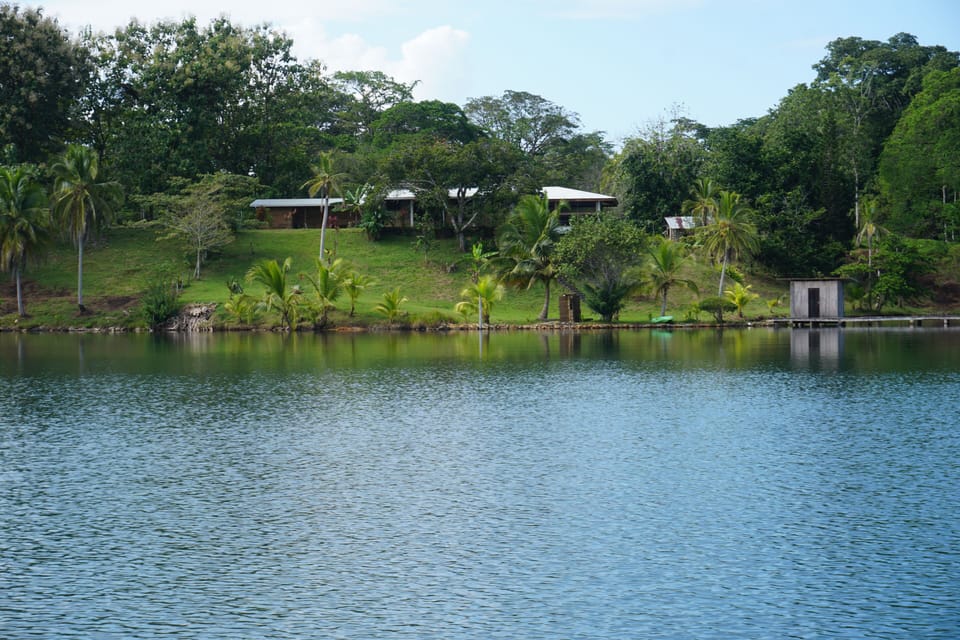 Casa Piedra & our boat dock during high tide