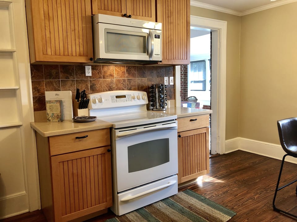 Stove and microwave