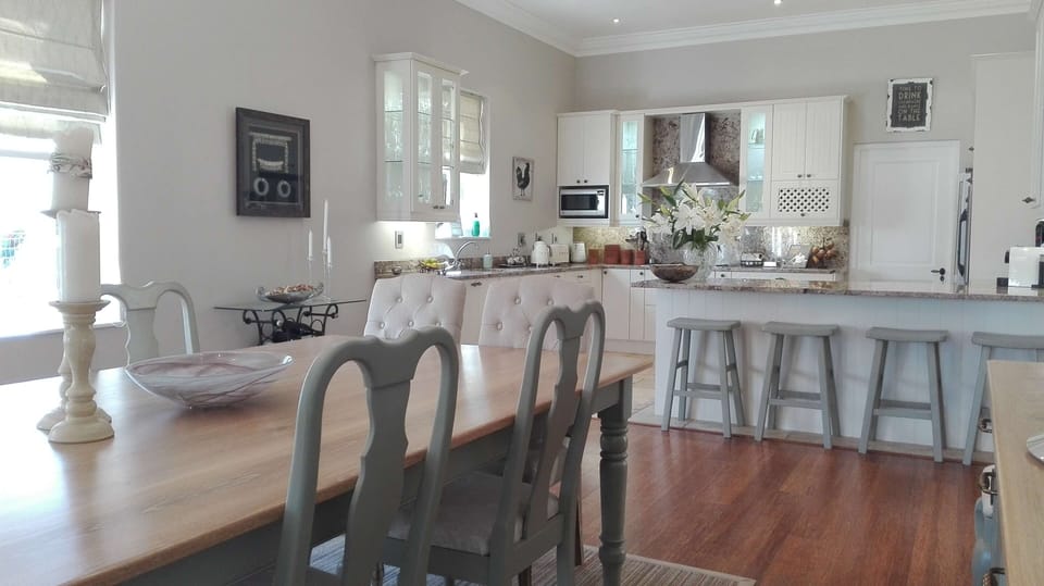 Dining room and kitchen
