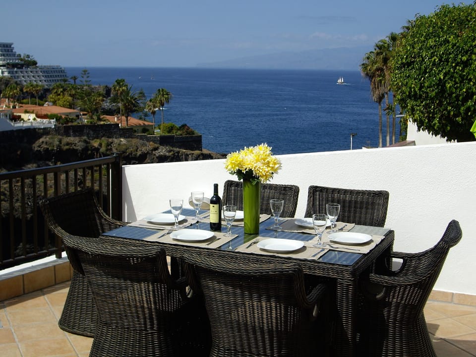 Enjoy the Stunning Views whilst Dining Alfresco Outside. A Room with a View!