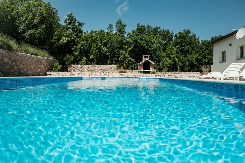 Holiday House Jelena - Grubine, with pool and kids playground