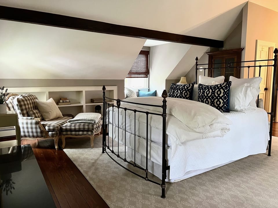 Cozy bedroom suite 1 with queen bed