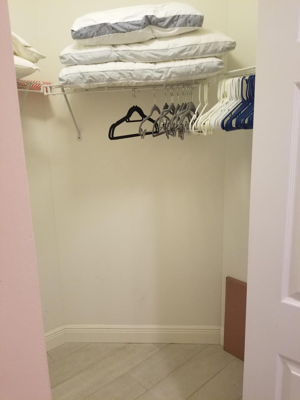 Master walk-in closet