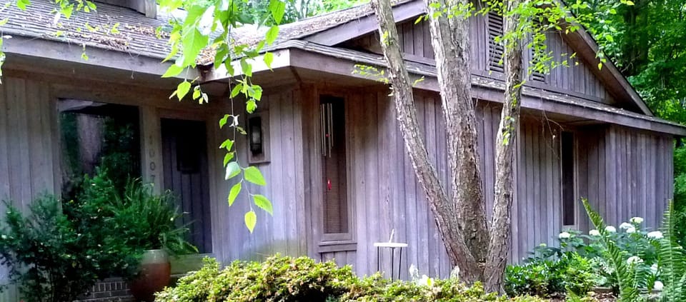Main entrance at the front of our High Point Rental, minutes from Greensboro.