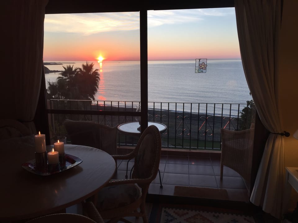 Sunrise late November. Picture taken from the living room.