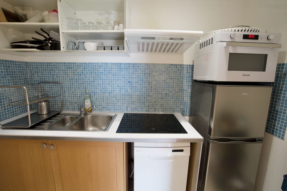 kitchen (fully equipped : fridge, oven with micro-wave function, dishwasher)