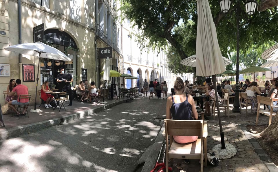 Place de la Canourgue (3-4mn walk)