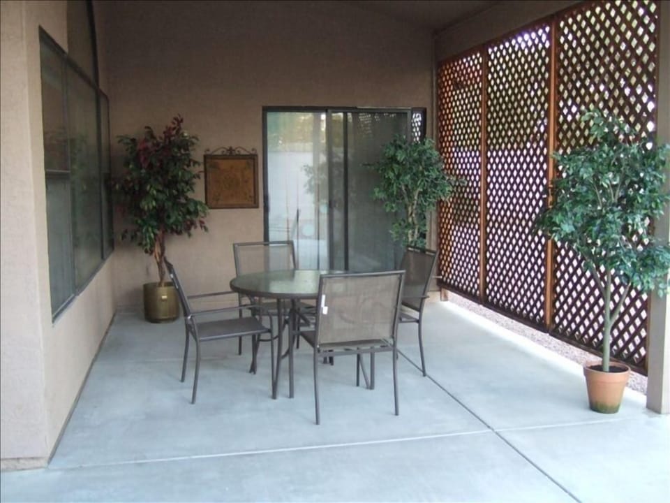 back yard patio