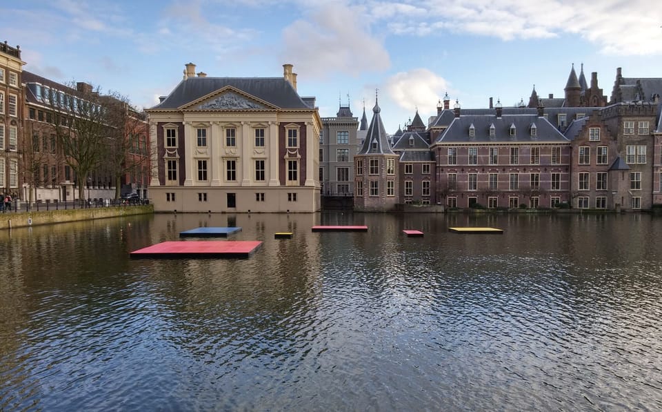 Hofvijver downtown The Hague