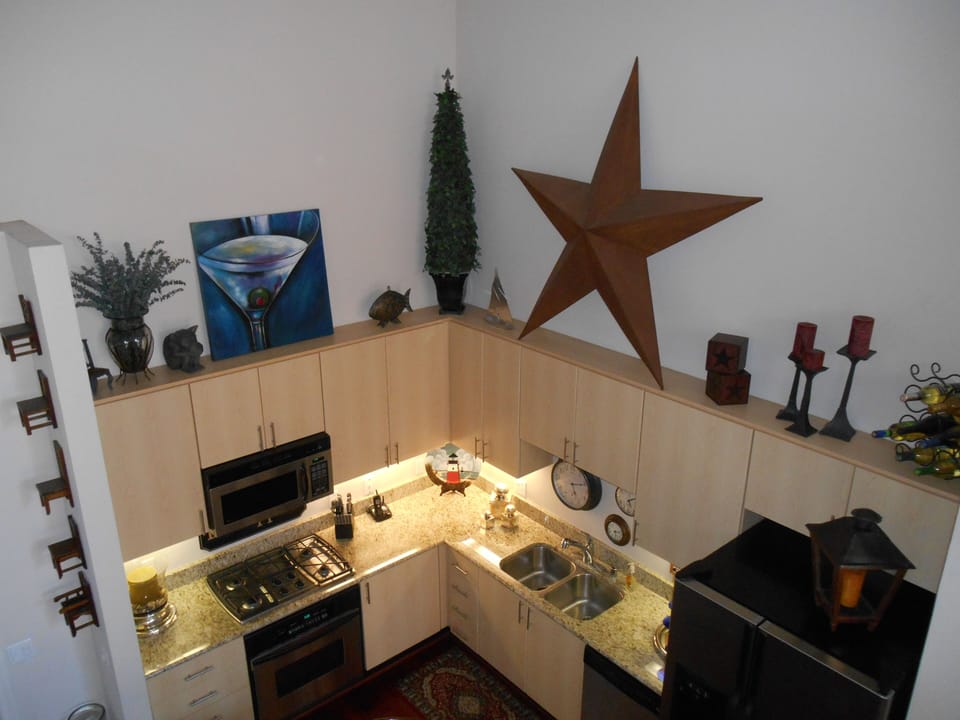 Kitchen View from Loft