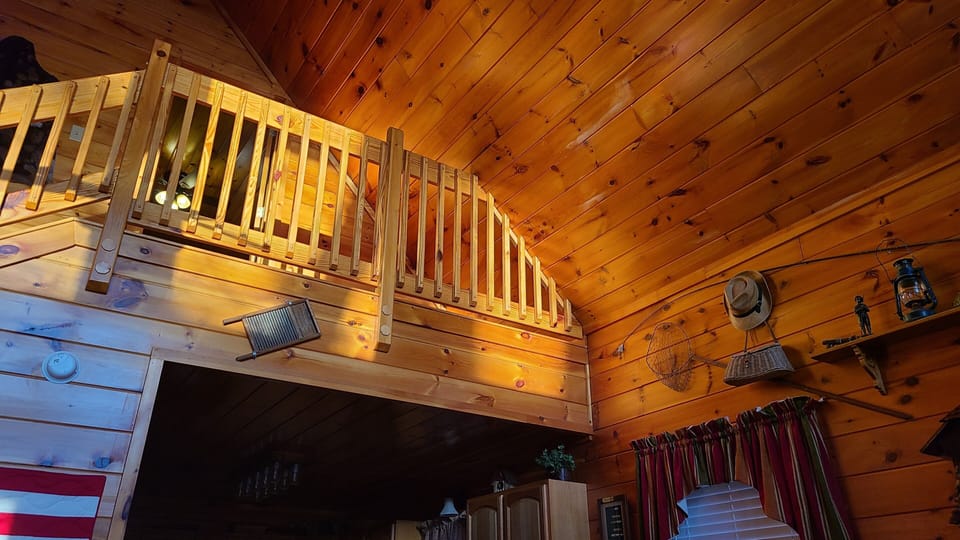 Looking up to the private Master Suite