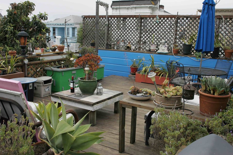 Amazing Roof Deck, great sunny location, close and convenient to everything!