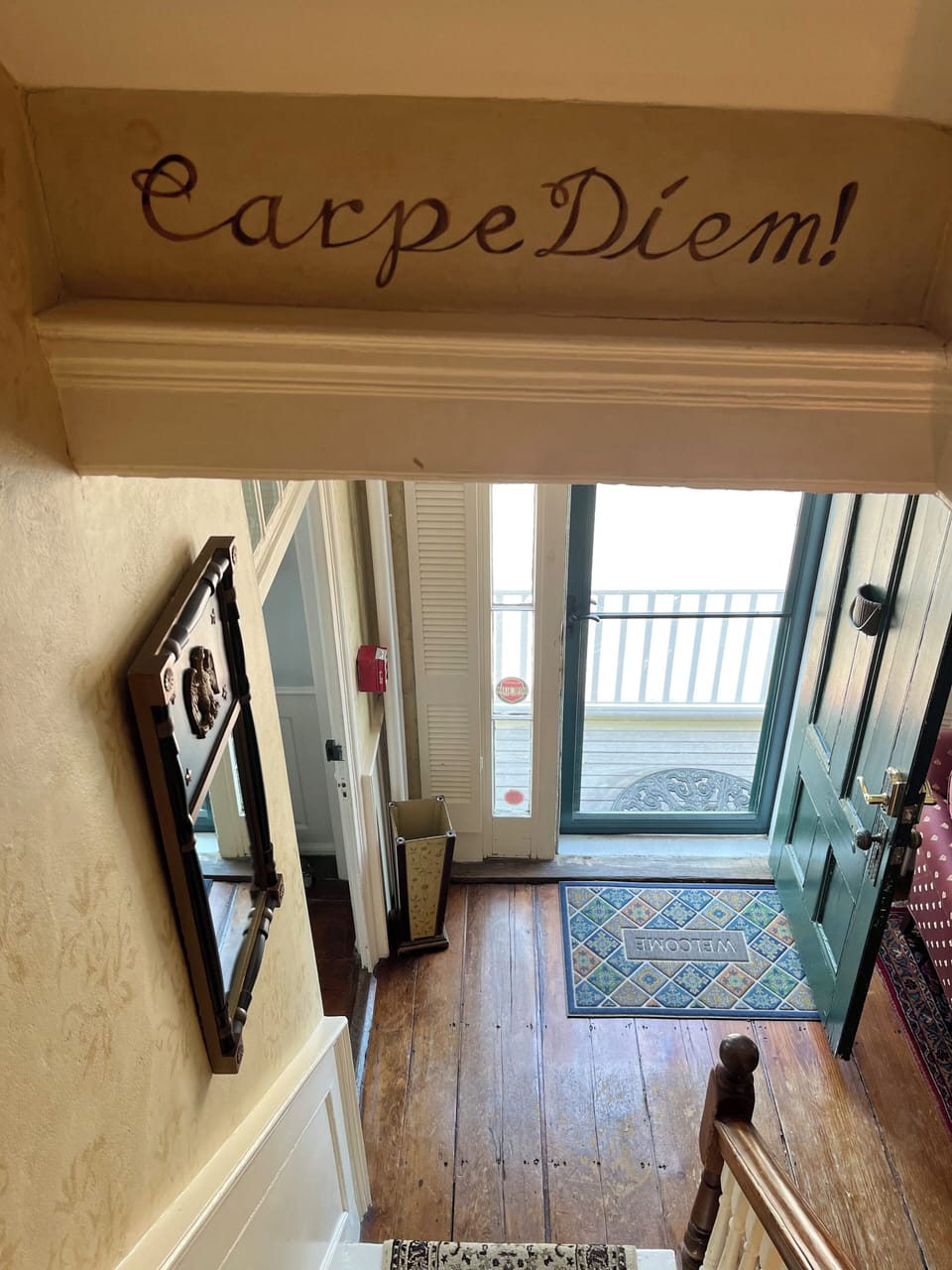 Entryway Area off Centre Street.