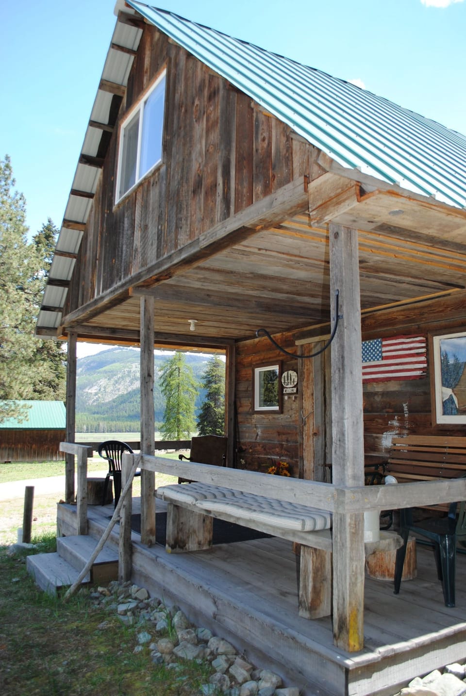 The Ferguson Cabin looking toward the east.