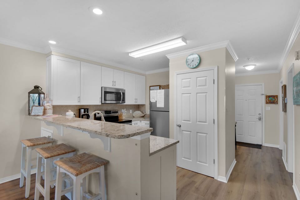 Kitchen with updated appliances