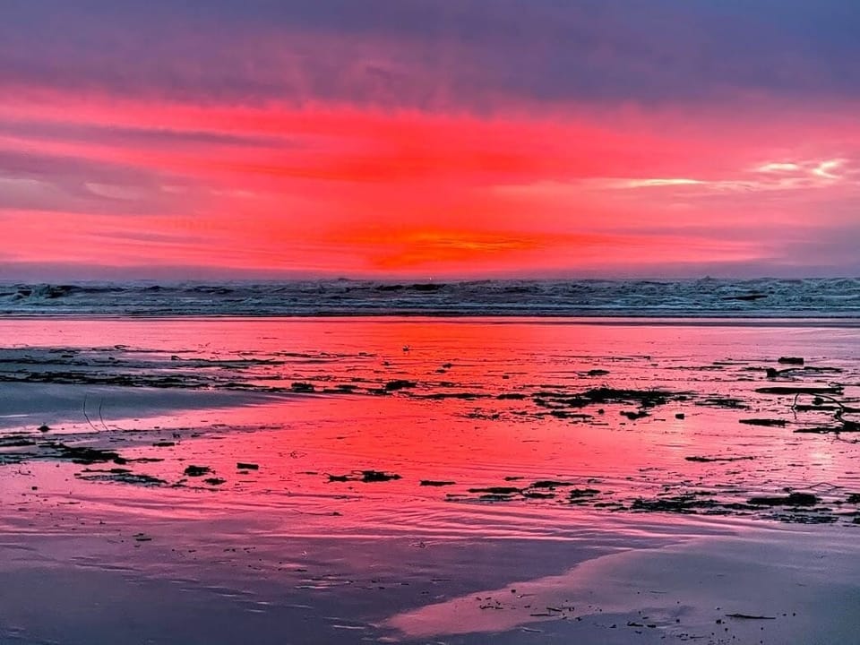 Sunset at big Stump