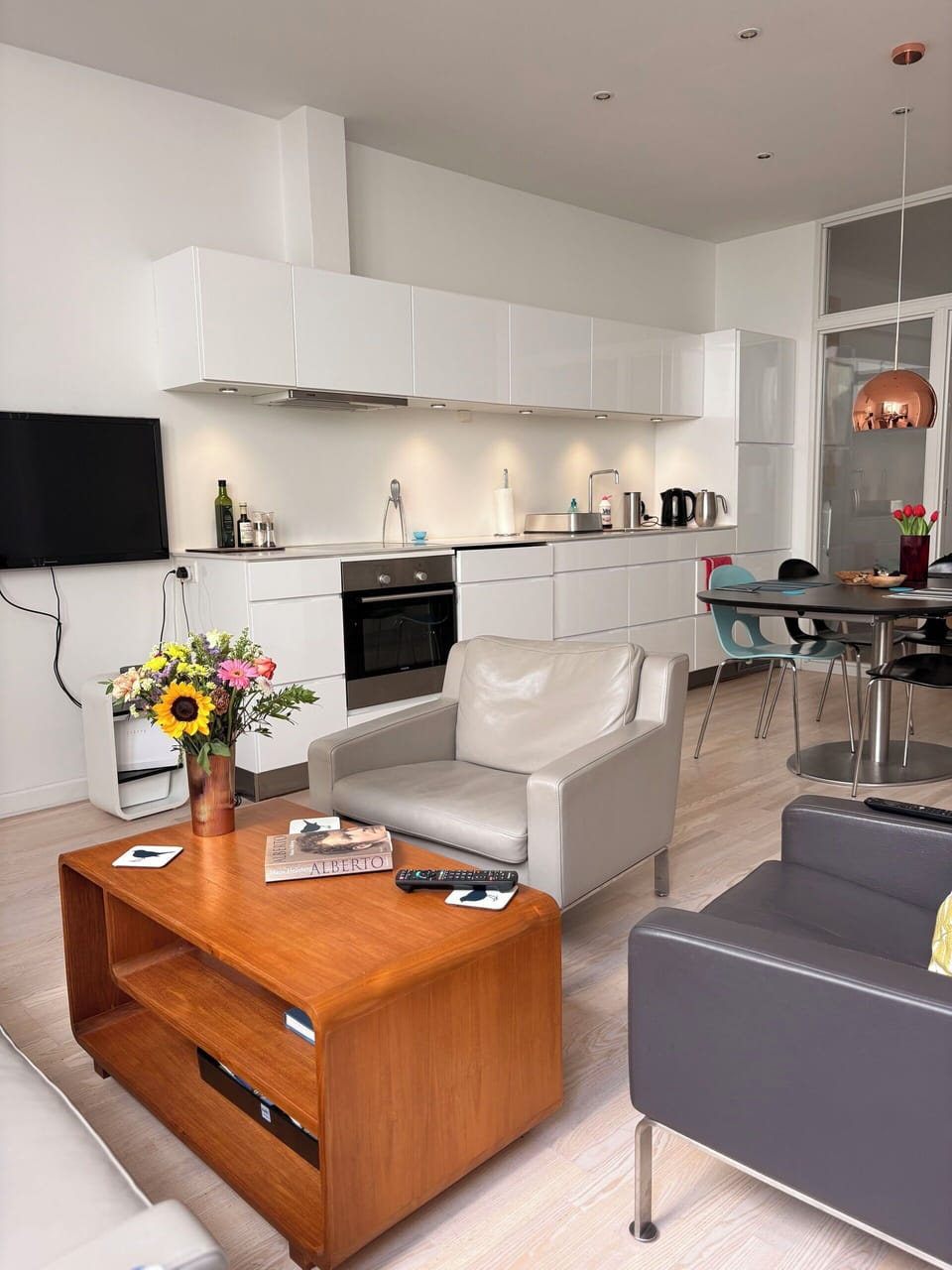 Kitchen, Living Room