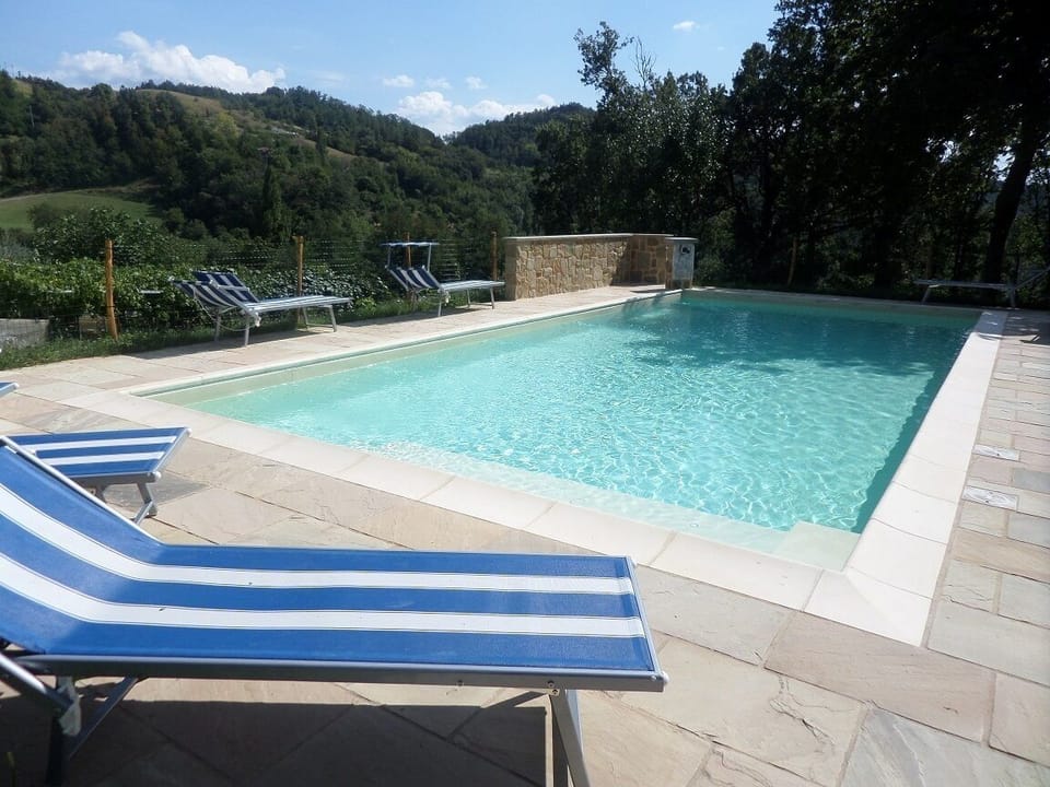 Pool looking south