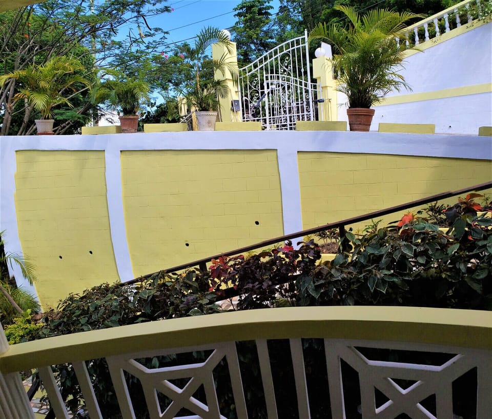Entrance to parking area