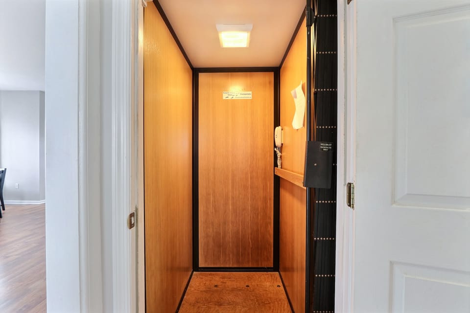Elevator serves all 3 levels of the home.  One of the best features of the house