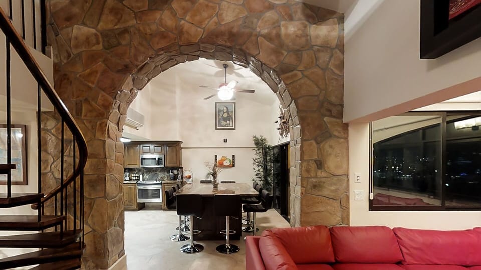 looking into the  dining area