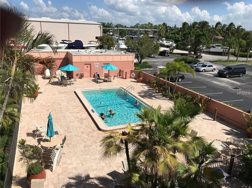 Pool from above