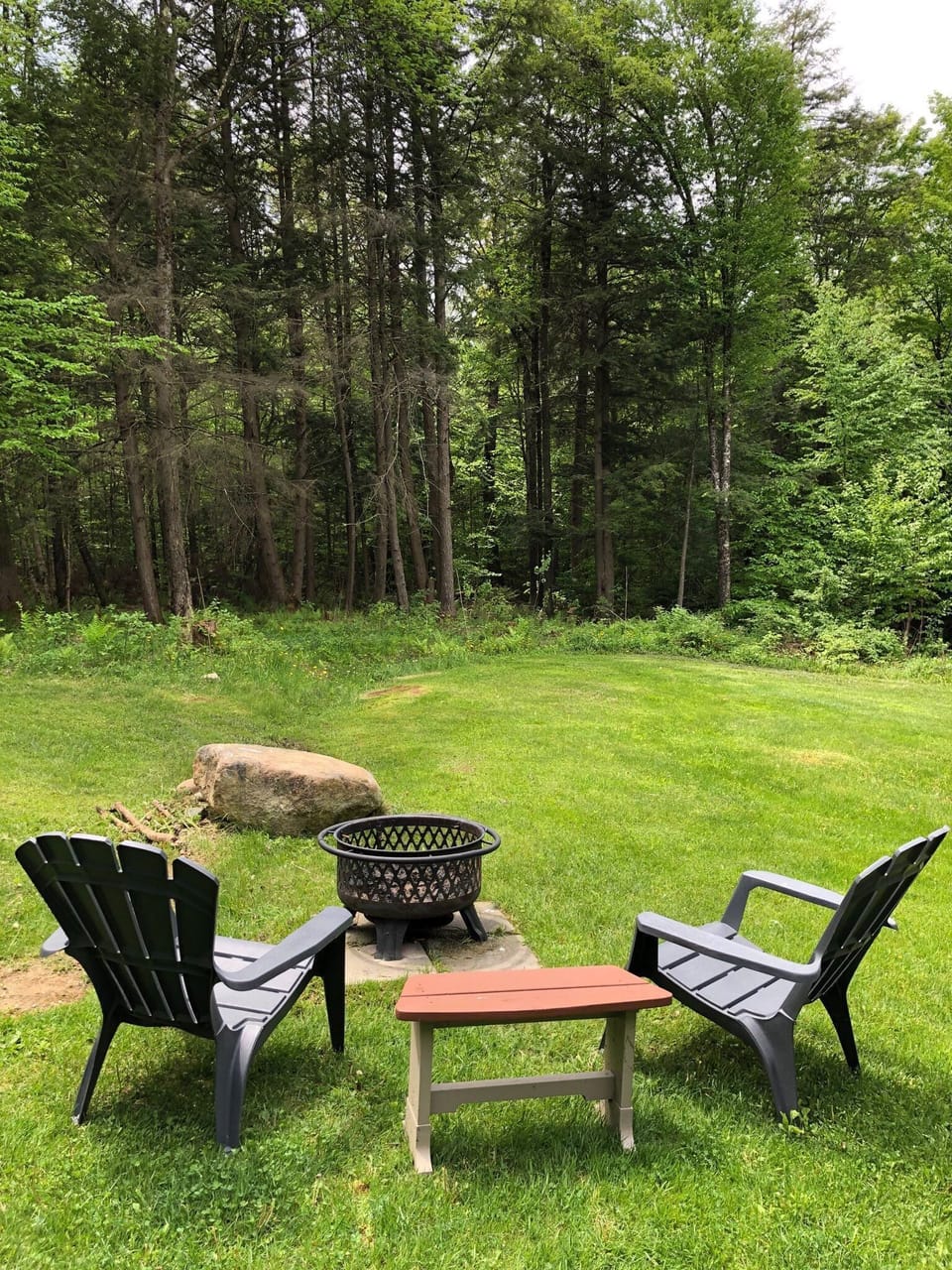 Fire Pit! Note we do not supply firewood 
