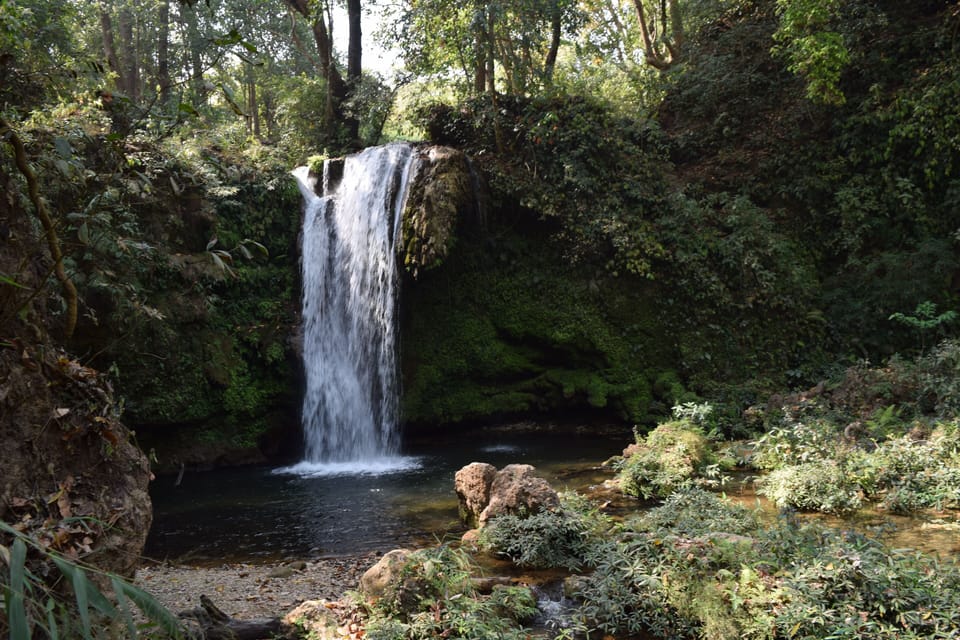Waterfall near the resort.