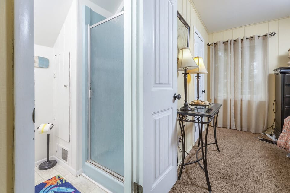 The Master Bath features a Walk-in Shower.