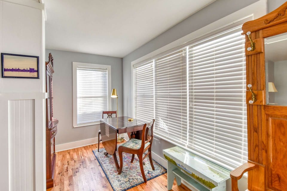 This cove off of the living area is the perfect place for a game or a cup of coffee!