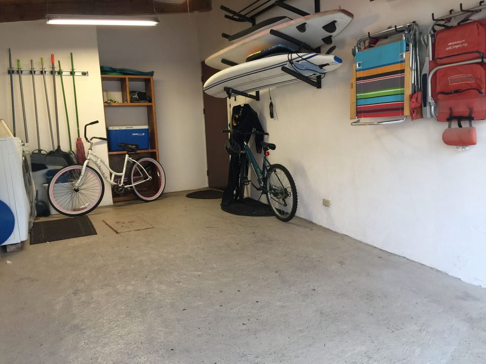 Use our surfboards, boogie boards, beach chairs, bikes, volleyball and coolers 