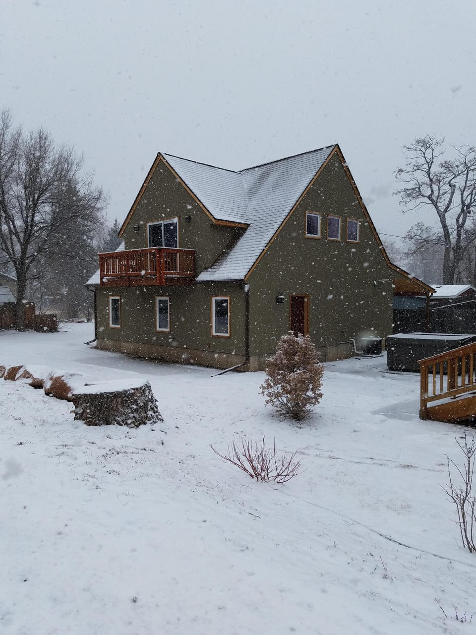 A winter setting
