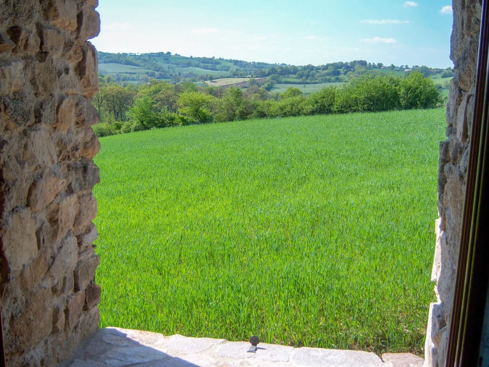 Open your bedroom window to enjoy fantastic rural views.