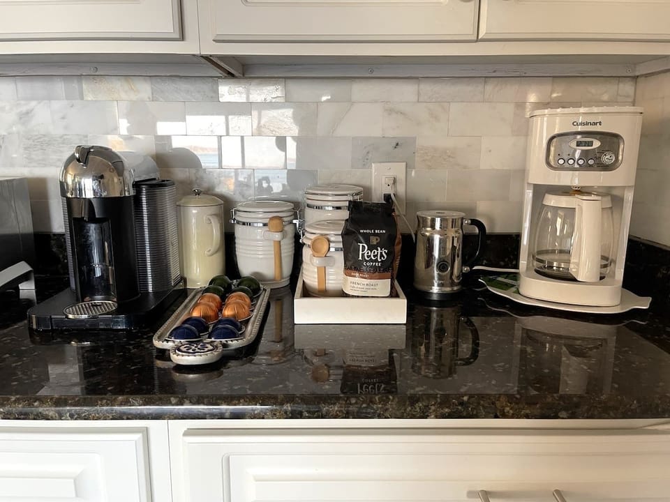Coffee station with Nespresso and drip maker