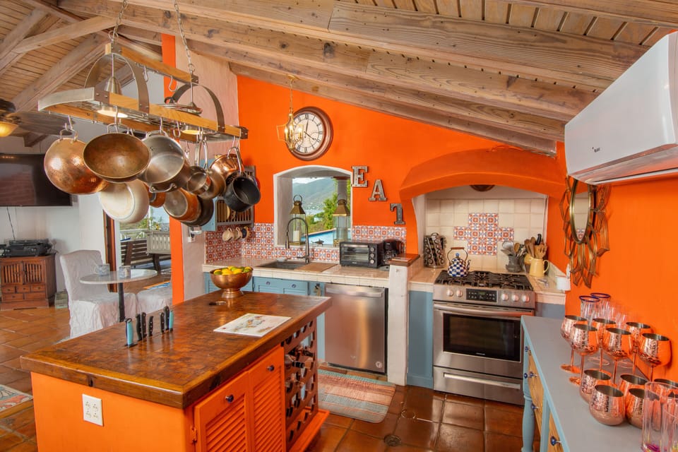 Country kitchen with everything you might need