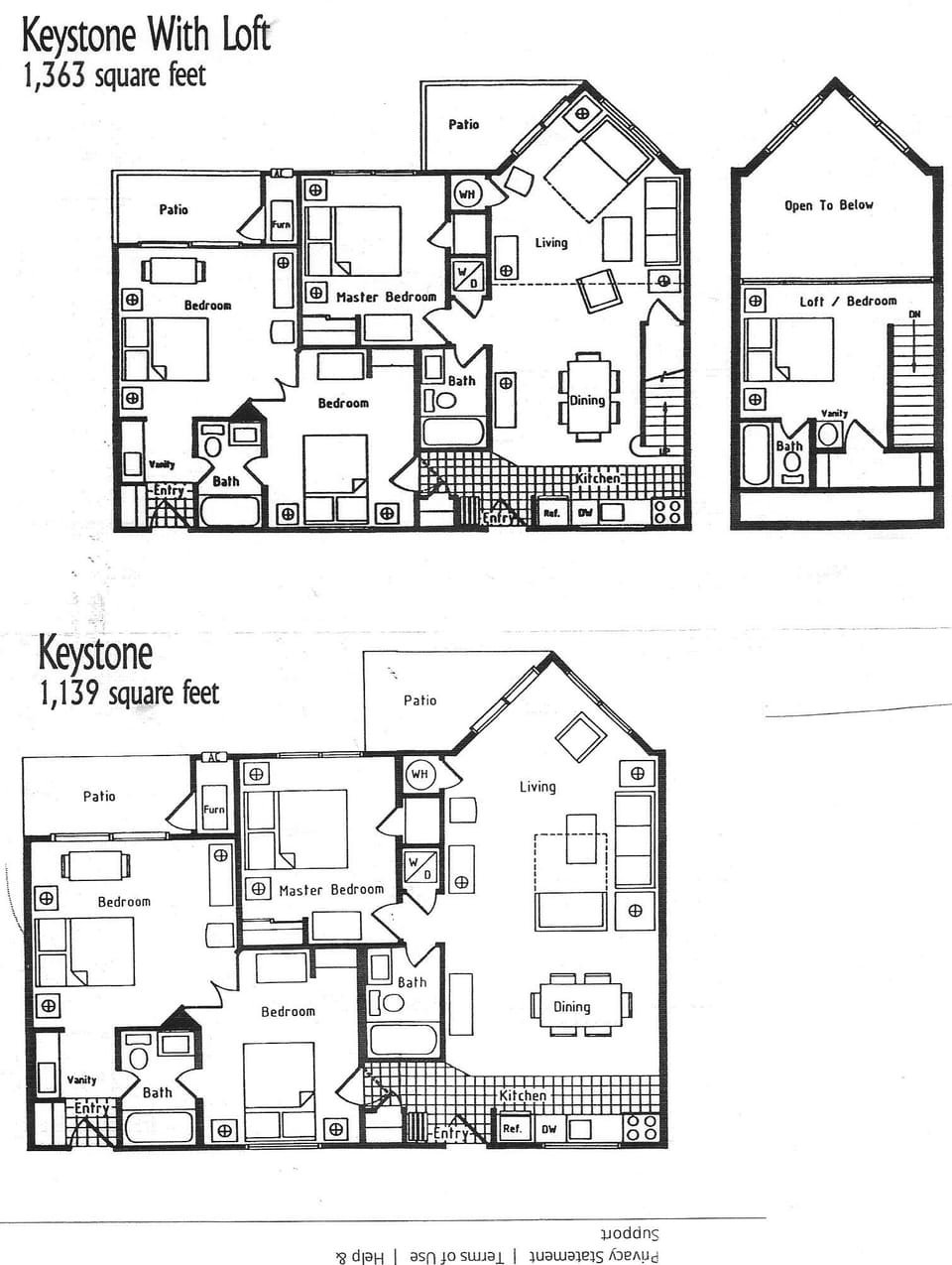 Condo floor plan