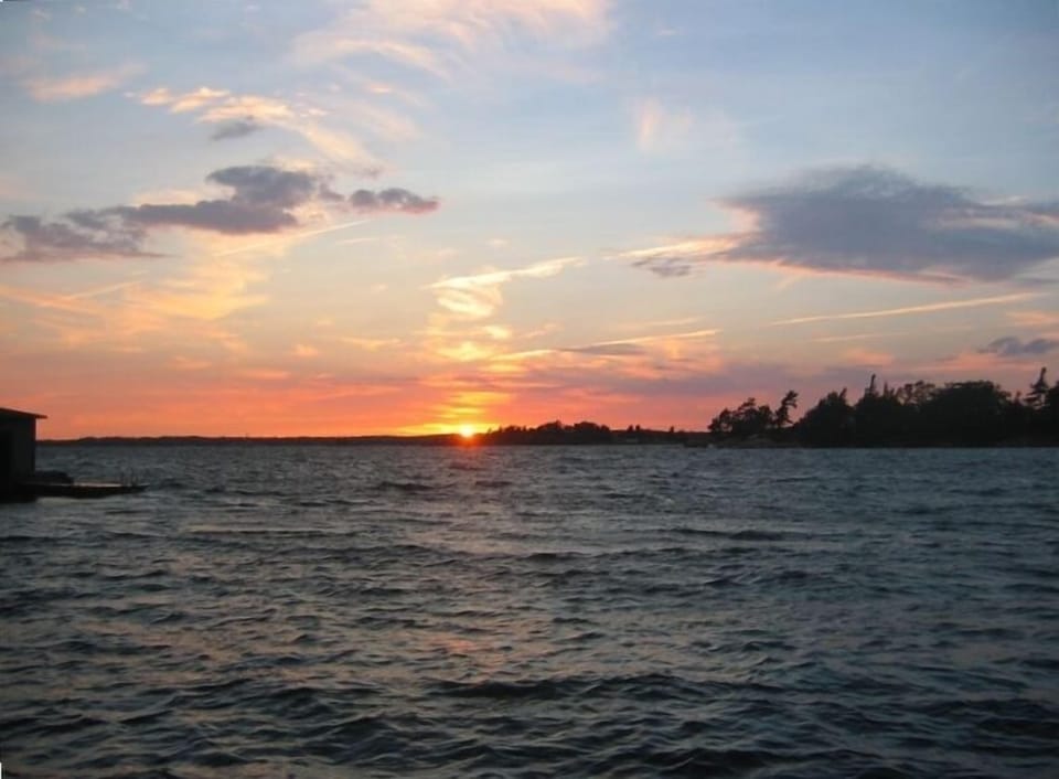 Quiet evening Sunset on the Thousand Islands