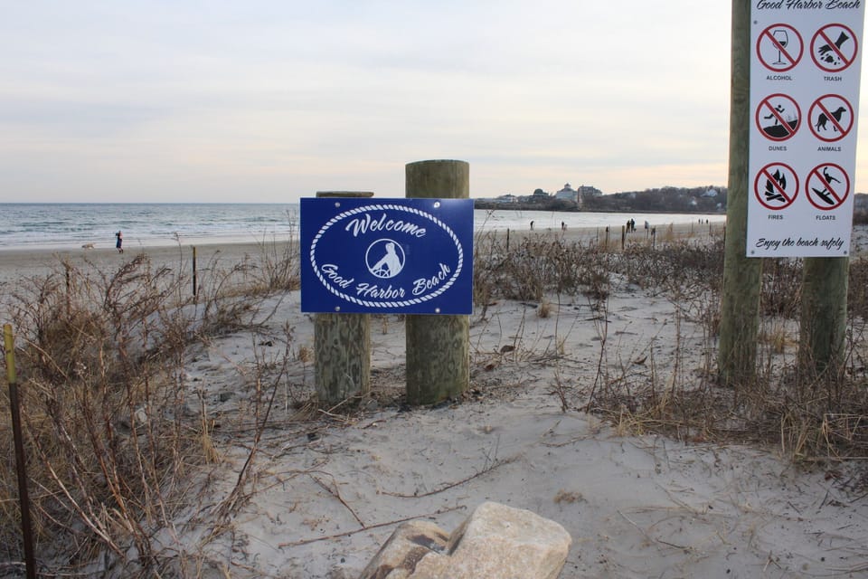 Good Harbor Beach... less than a five minute walk from the house!