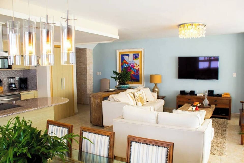 Living room. 
Imagine yourself with family or friends! 