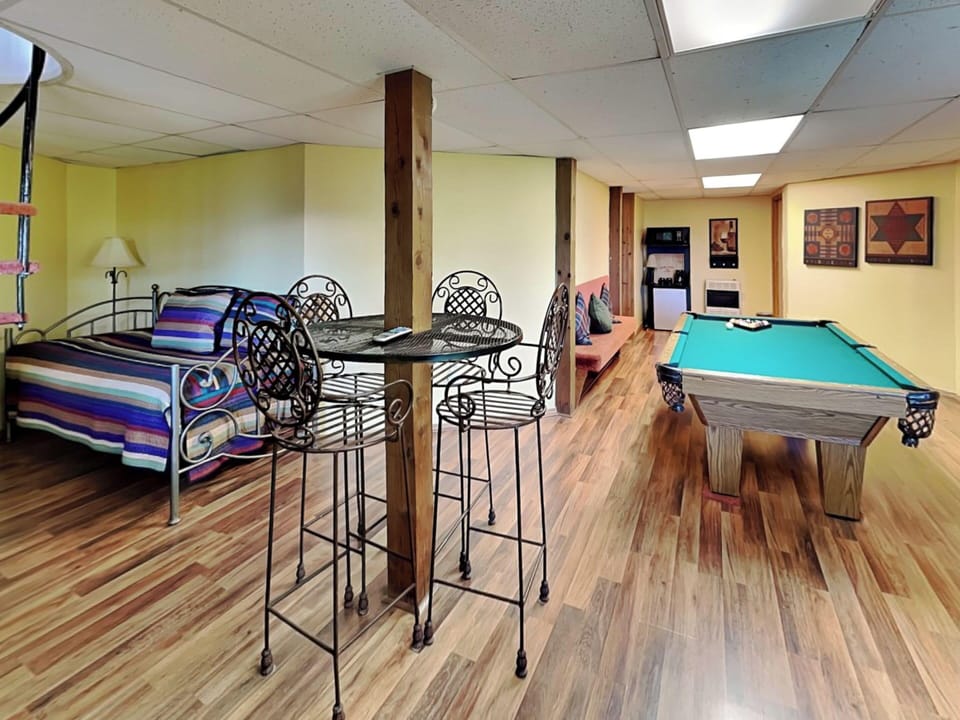 Game Room featuring Full Size Pool Table & Daybed - Basement