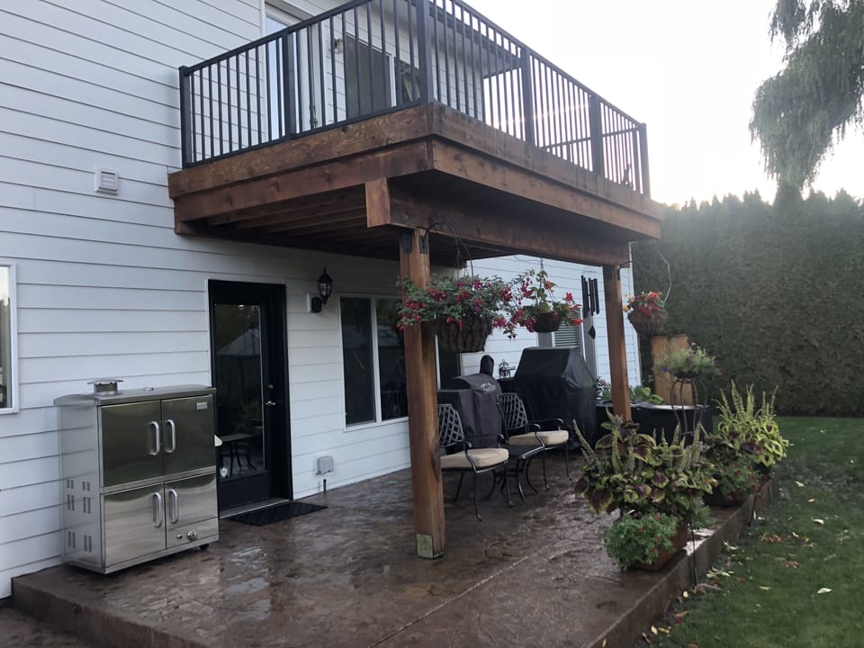 Back Patio with BBQ