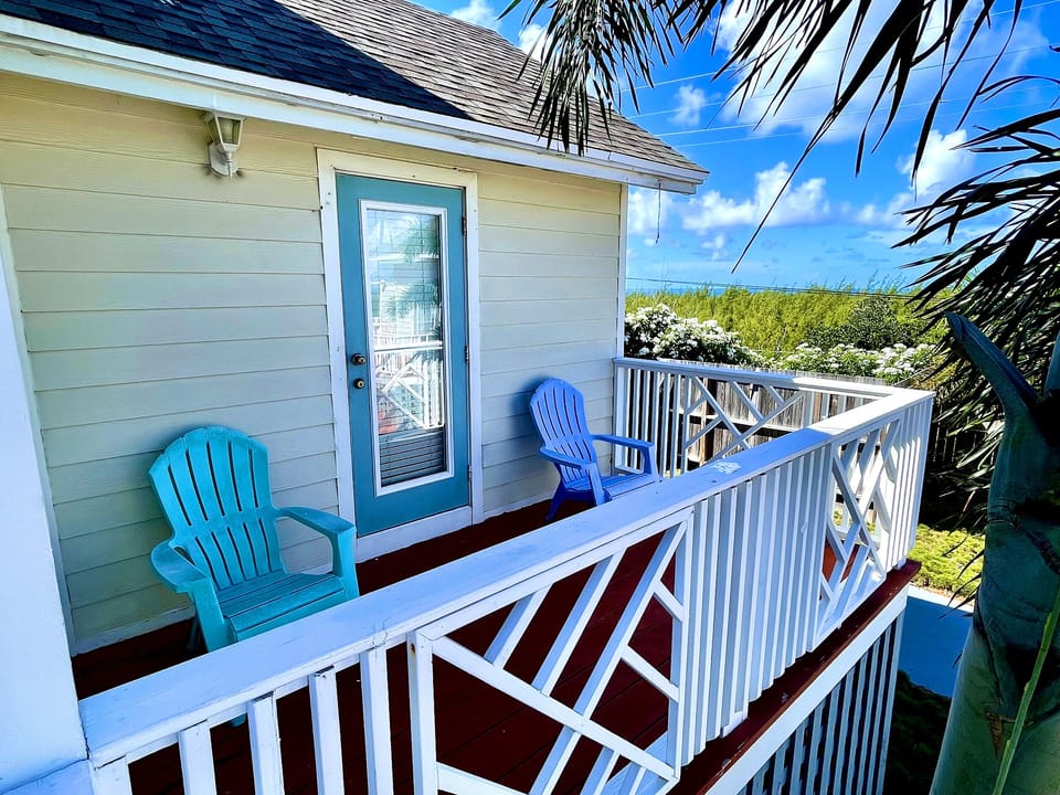 Each villa has 3 private exterior decks with seating.