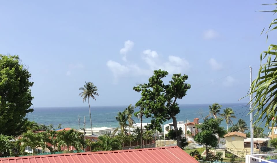 Post María view from our second story veranda.