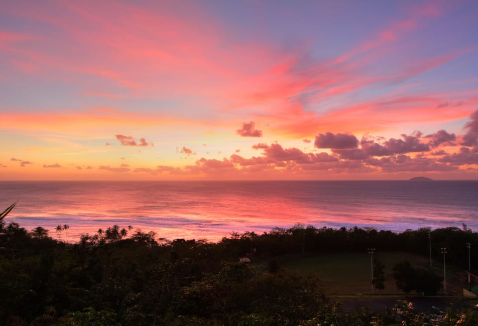 The sunset from your balcony