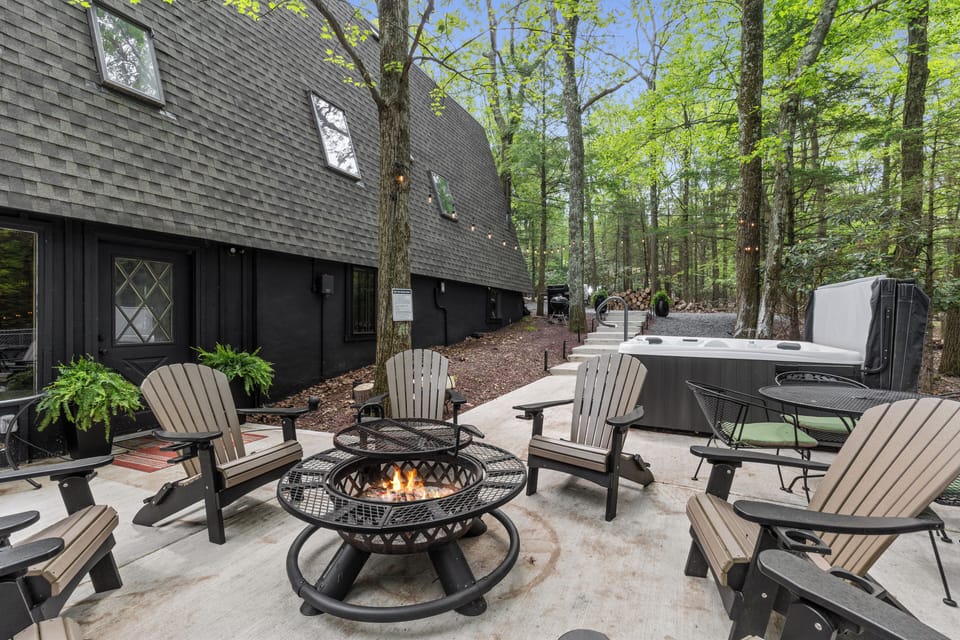 New patio area