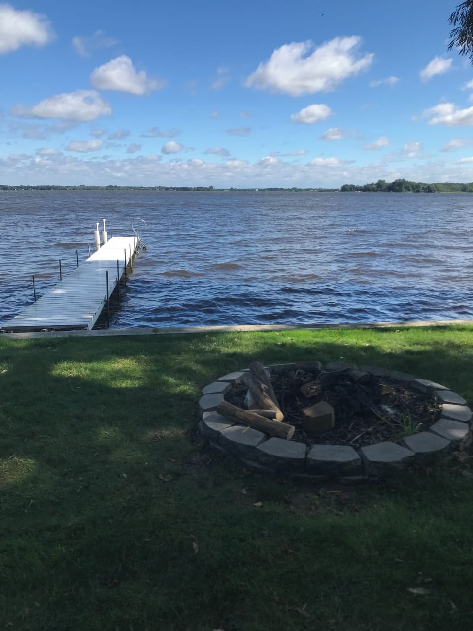 Pier & fire pit