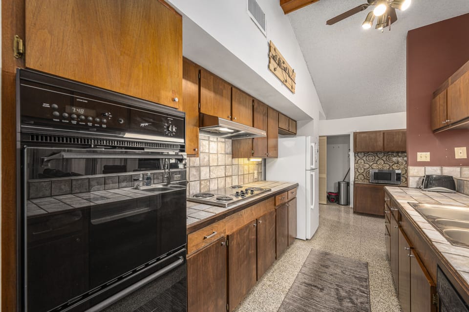 Lake House Kitchen with Lake View