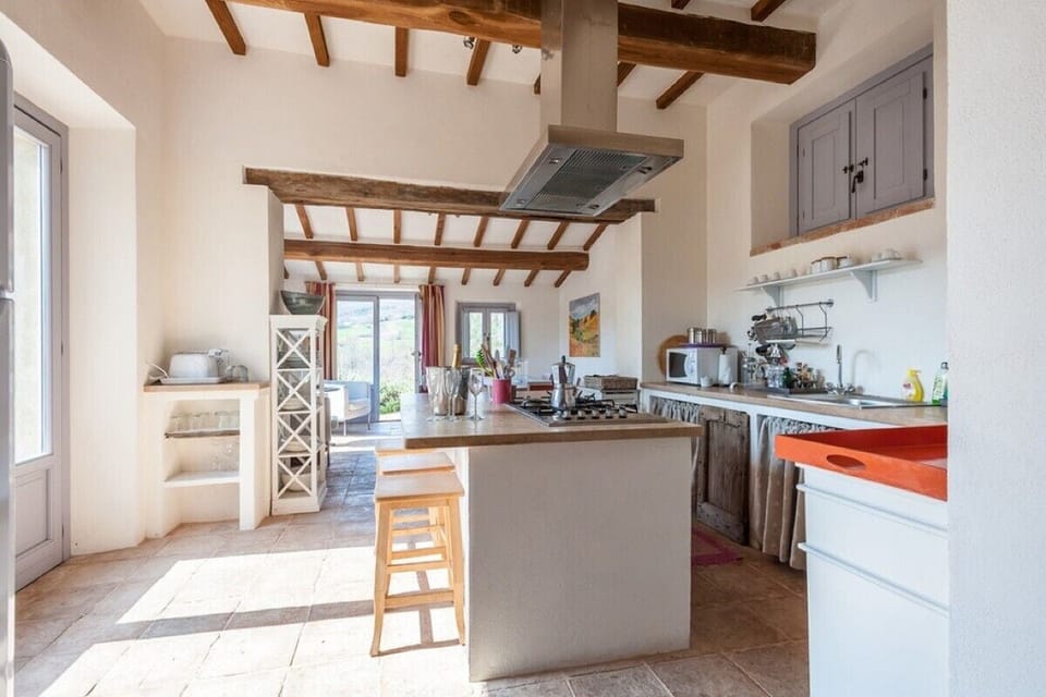 Fully equipped kitchen with all mod cons and uplifting valley views.
